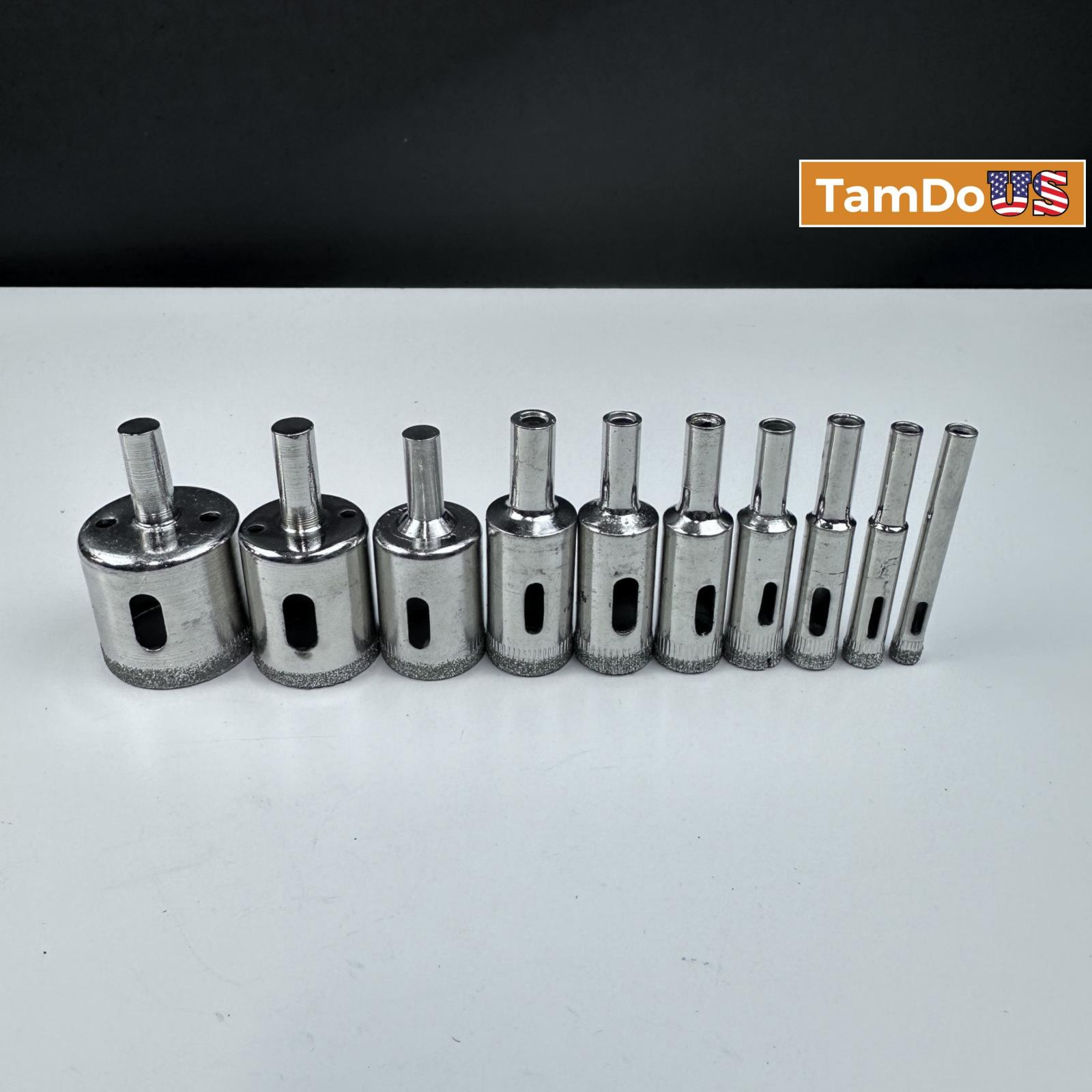 Diamond Tile Hole Saw Drill Bits Set, Ceramic Glass Porcelain Cutter Tool - Photo 7