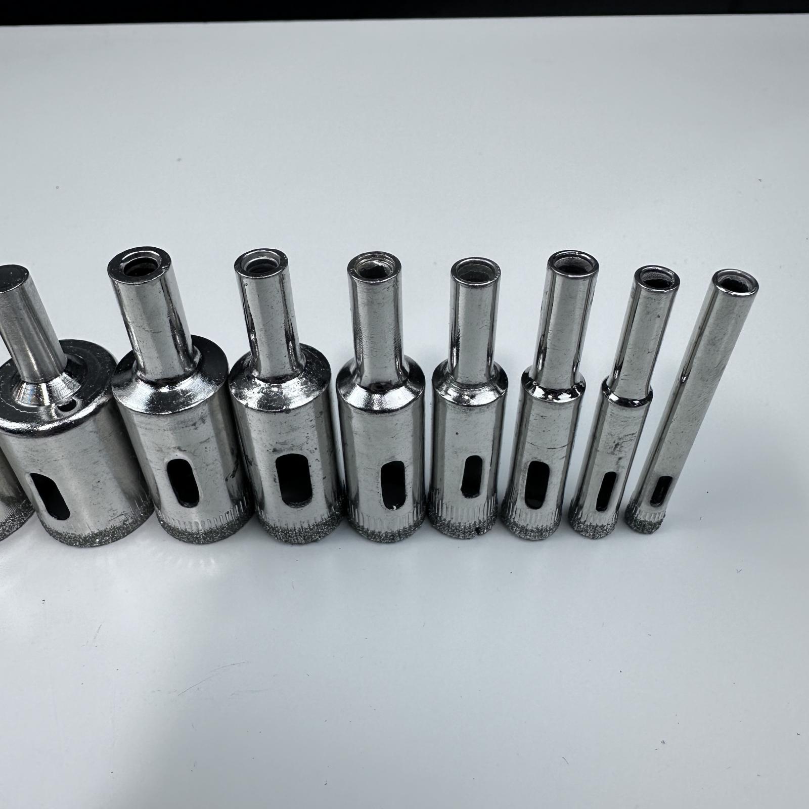 Diamond Tile Hole Saw Drill Bits Set, Ceramic Glass Porcelain Cutter Tool - Photo 6