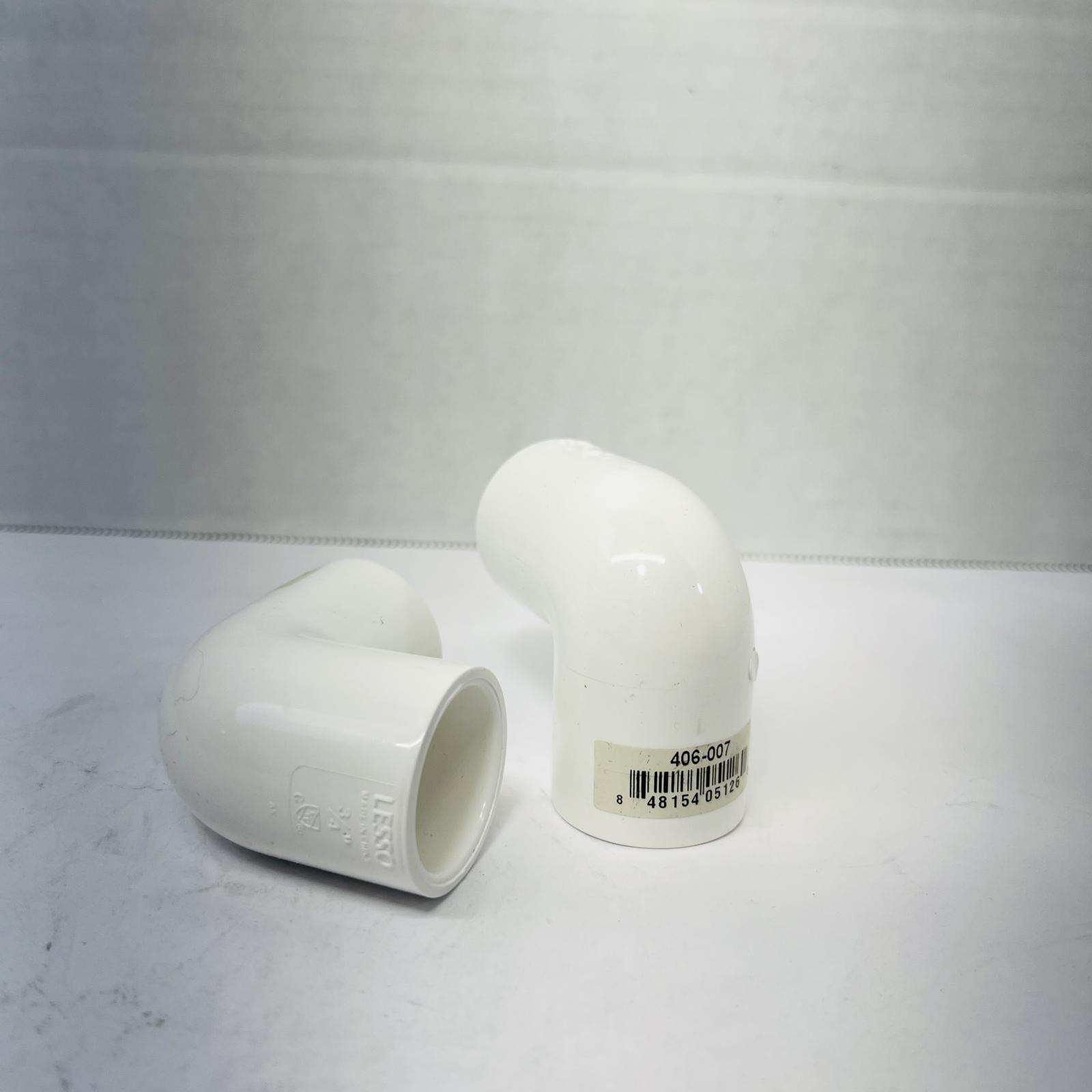 Lesso 3/4'' Sch40 PVC 90-Degree Elbow Socket (Qty: 50) - Photo 2