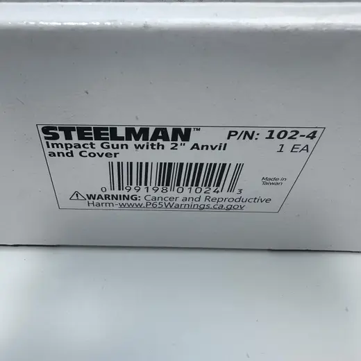 STEELMAN 102-4 Impact Gun with 2" Anvil and Cover at TamDoUS Taylorsville
