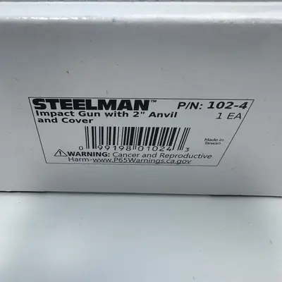 STEELMAN 102-4 Impact Gun with 2" Anvil and Cover at Tools & Workshop Equipment in fair condition