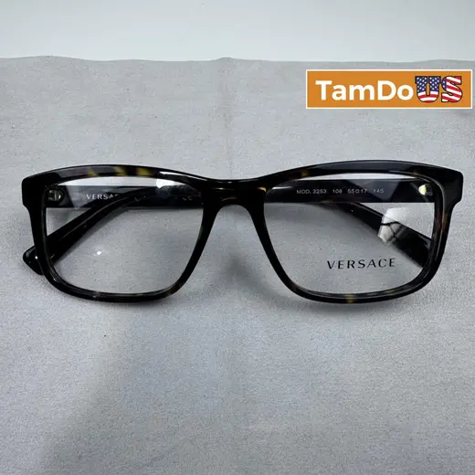 Versace Eyeglasses Frames Authentic Designer Optical Glasses Rectangular at TamDoUS Taylorsville