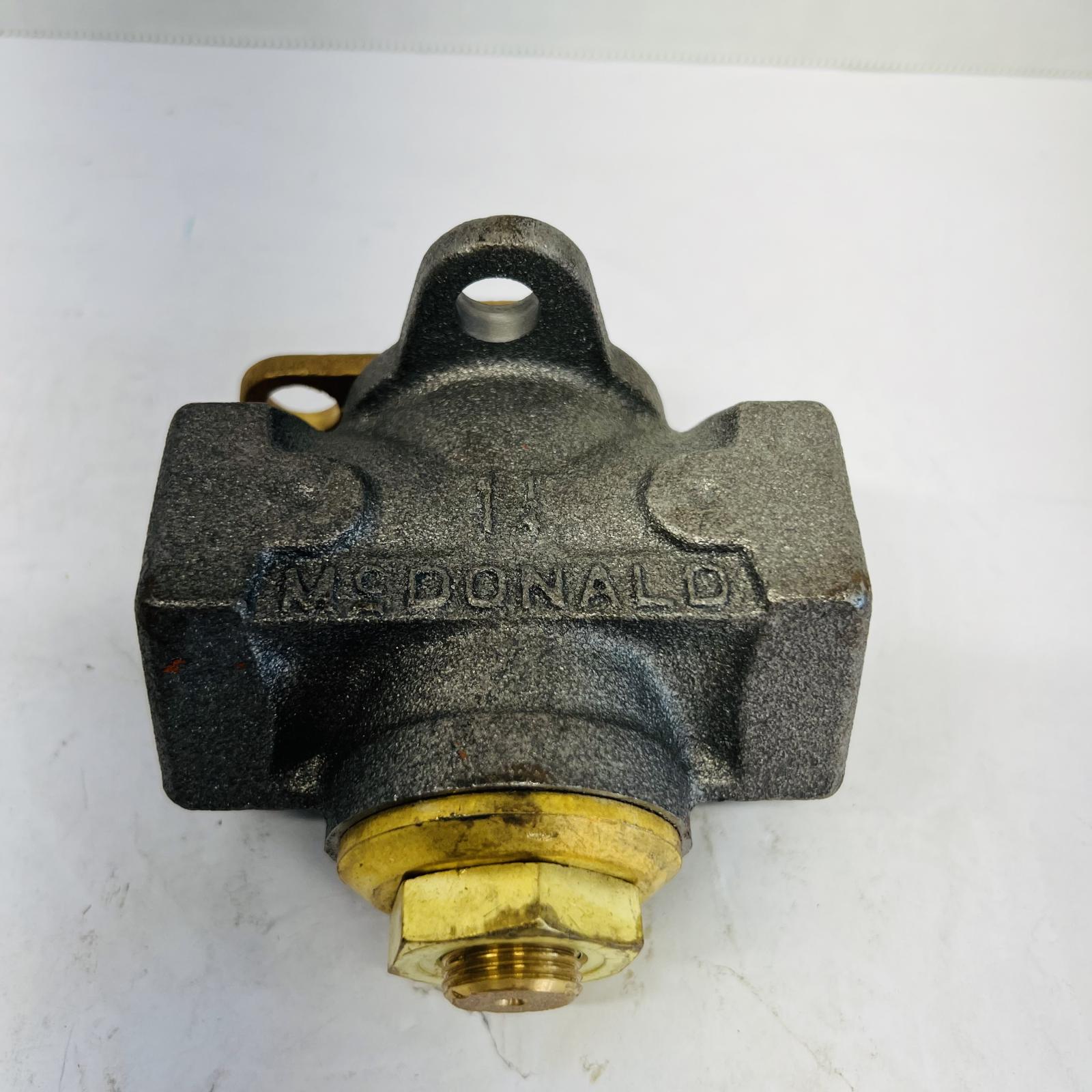 A.Y. McDonald Flat Head Black Iron Gas Plug Valve with Lockwing - Photo 4
