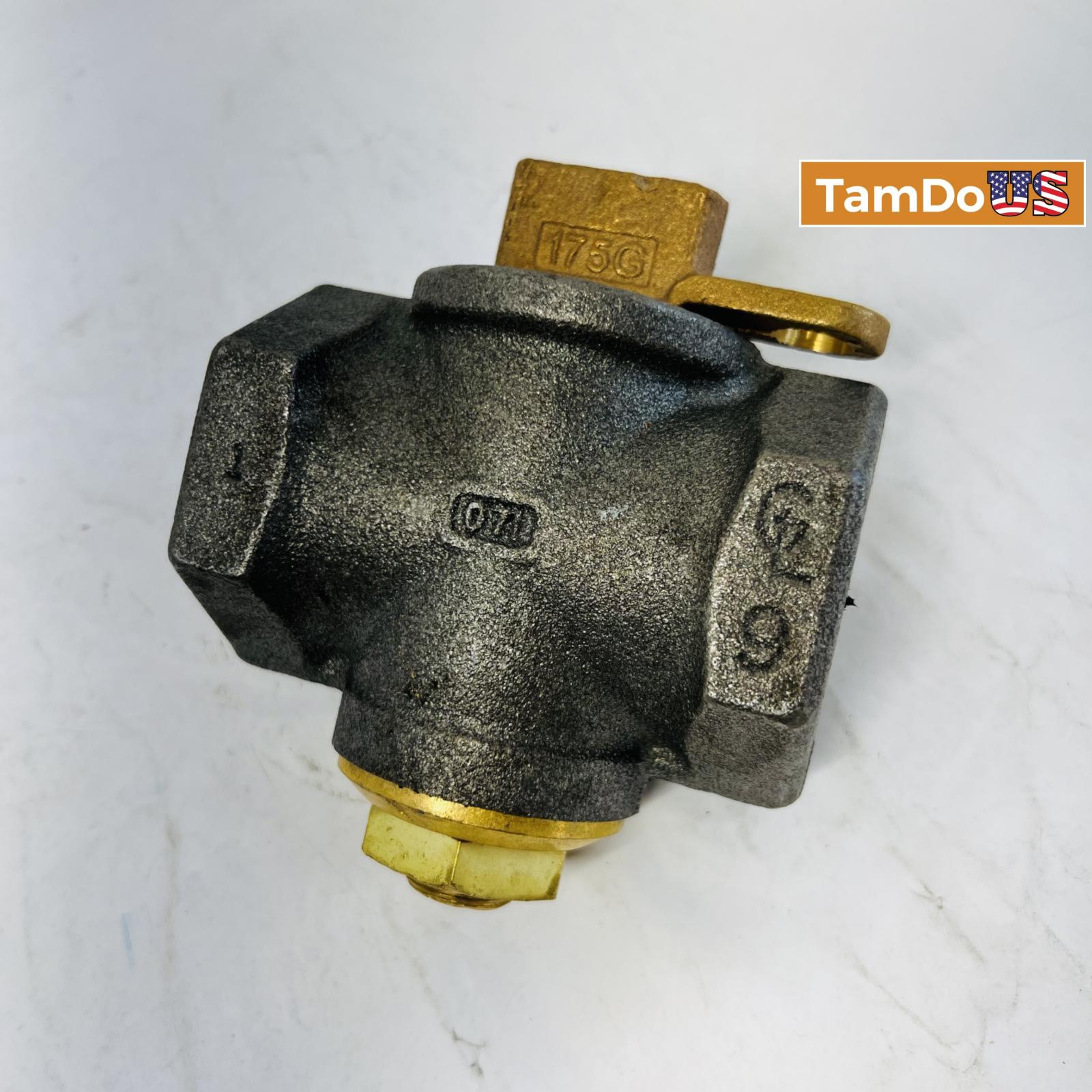 A.Y. McDonald Flat Head Black Iron Gas Plug Valve with Lockwing - Photo 5