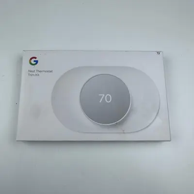 Google Nest GZZN7 Thermostat Trim Kit Snow at Surveillance & Smart Home in excellent condition