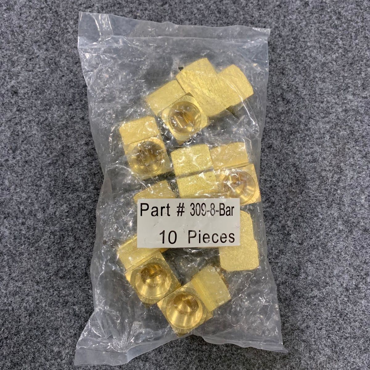 Lot Of 10 Elbow Brass 309-8-bar - Photo 2