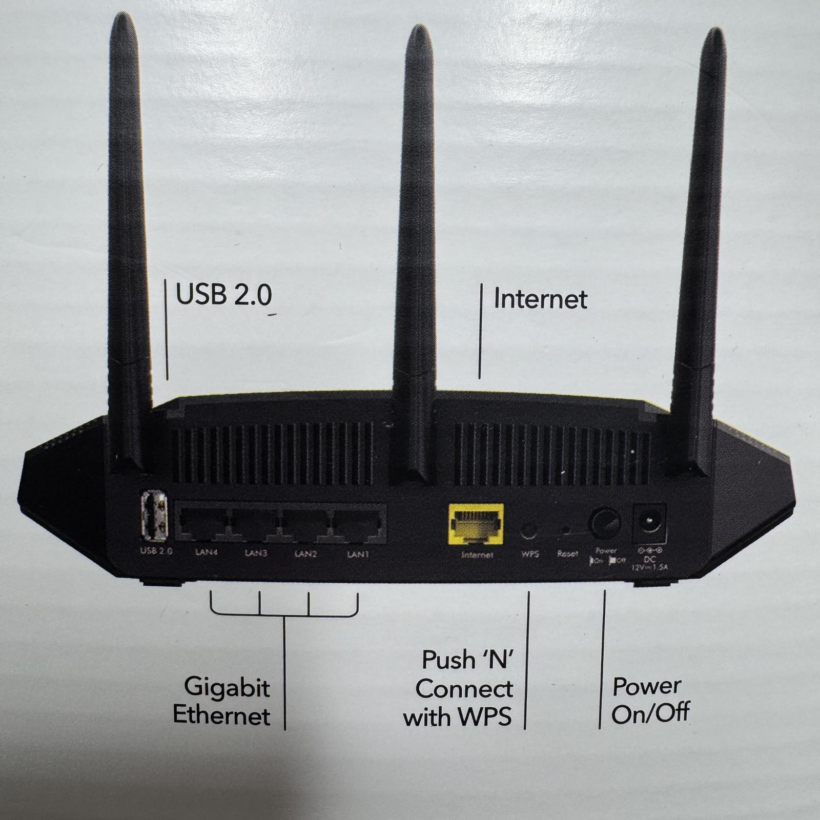 Netgear AC1750 Smart WiFi Router - 802.11 AC Dual Band Gigabit - Photo 2