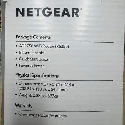 Netgear AC1750 Smart WiFi Router - 802.11 AC Dual Band Gigabit at Routers, Modems & Networking in new_open_box condition