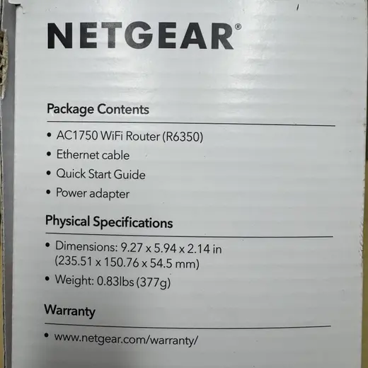 Netgear AC1750 Smart WiFi Router - 802.11 AC Dual Band Gigabit at TamDoUS Taylorsville