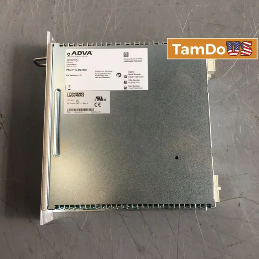 Adva 1040700005-01 PSU/7HU-DC-800 Power Supply Module, 48V DC Input at TamDoUS Taylorsville