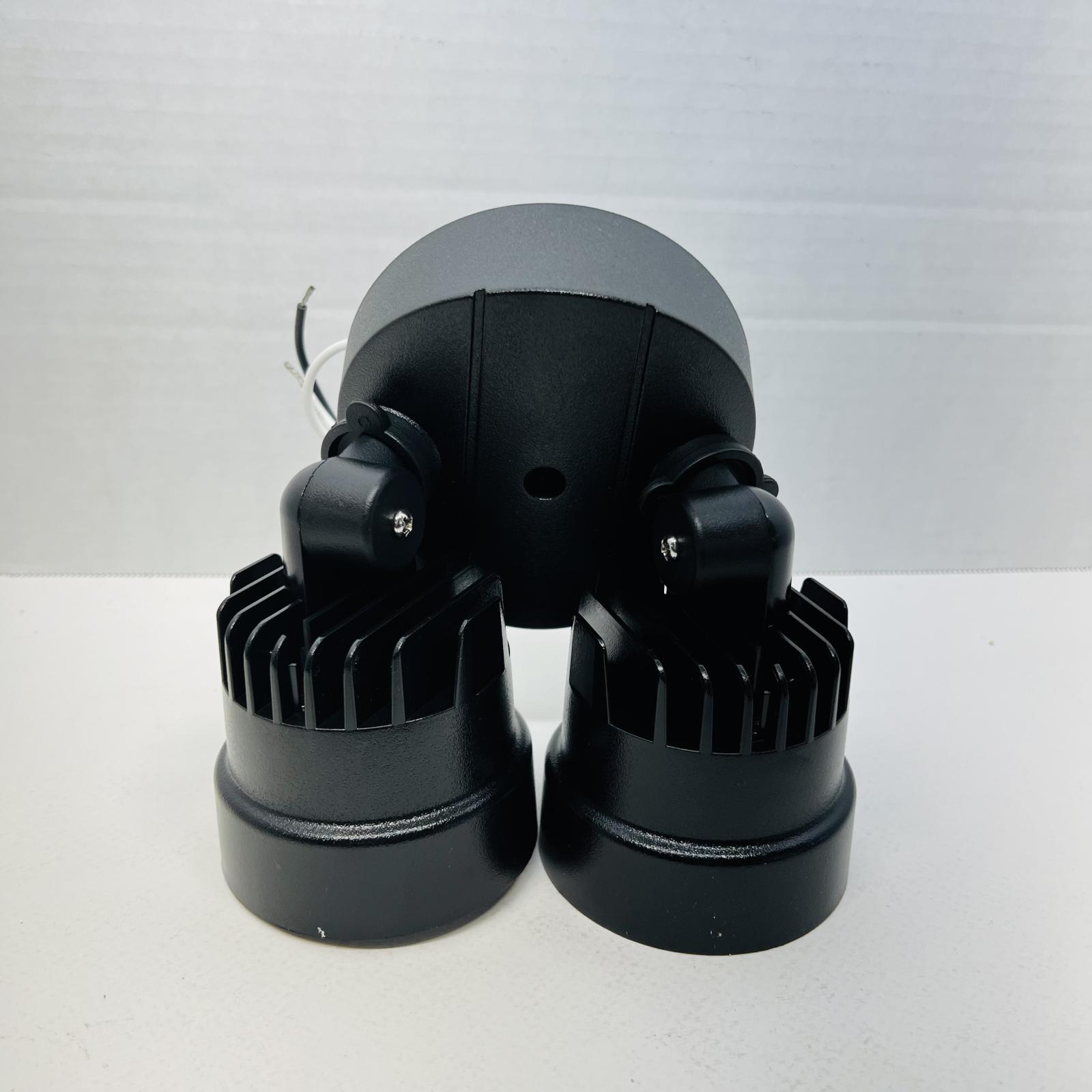 LUTEC P6221B 2000 Lumen 18W LED Dual-Head Outdoor Floodlight - Photo 4