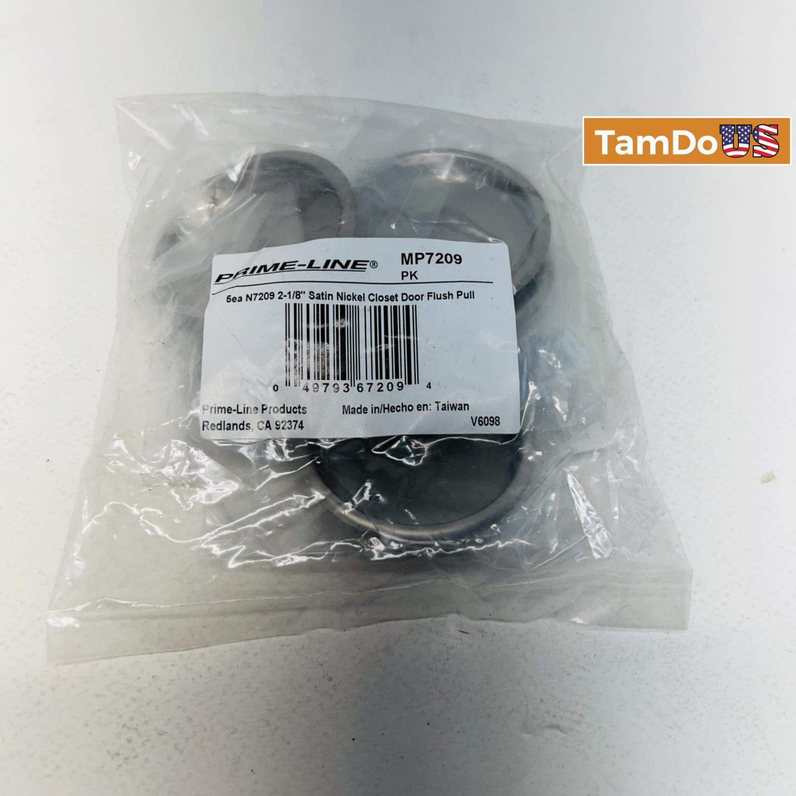 Prime-Line N7209 2-1/8" Closet Door Flush Pulls – Satin Nickel - Photo 3