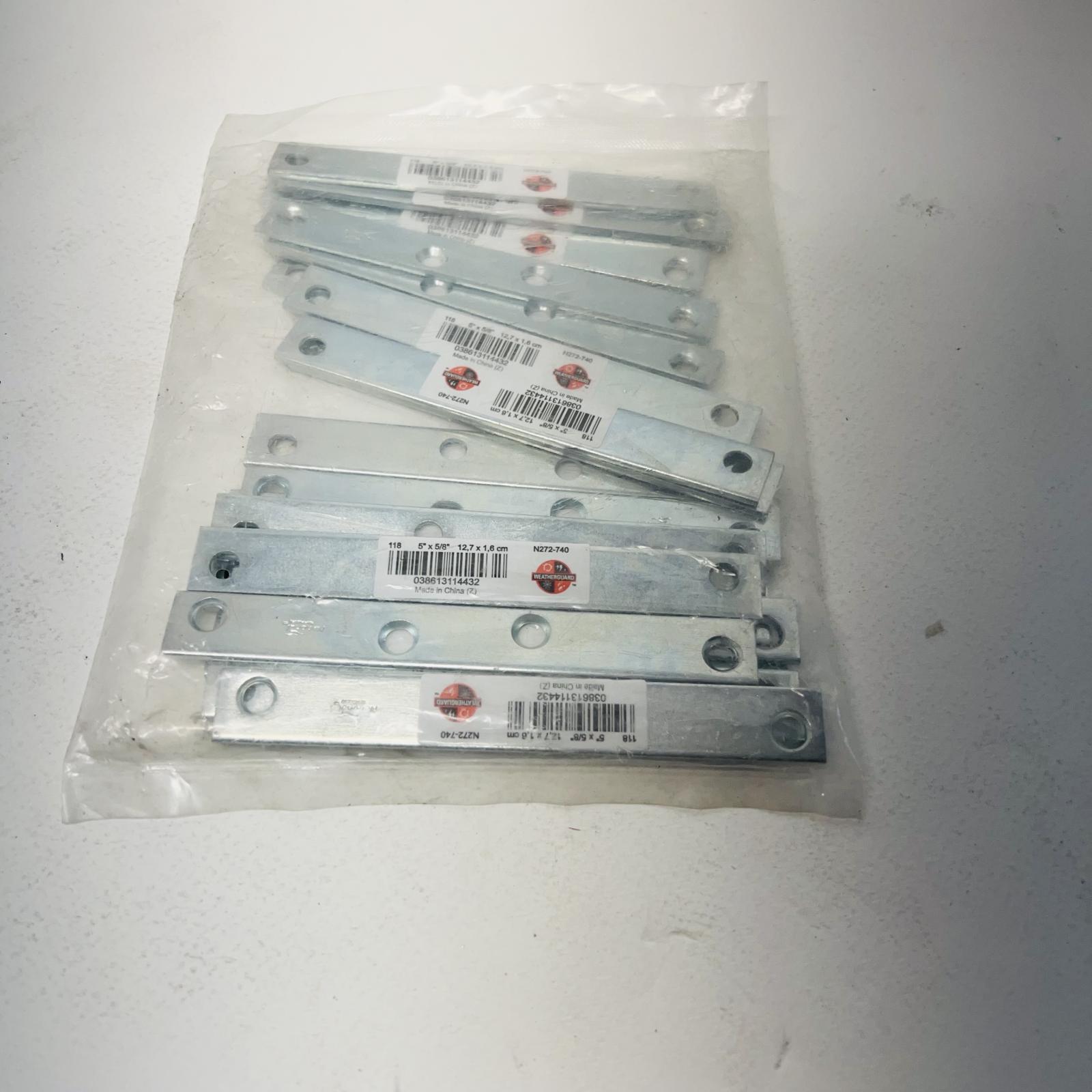 National N272-740 Mending Plates 5"x5/8" Zinc Plated Steel - Photo 2