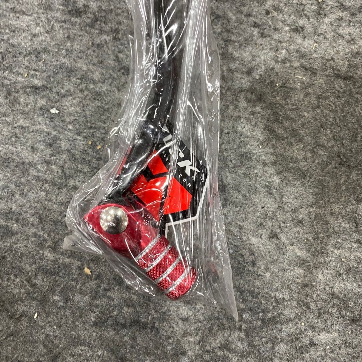 Lot of 2 Folding Shift Levers Black/Red Tip for Honda CR250R 1993–2007 - Photo 2