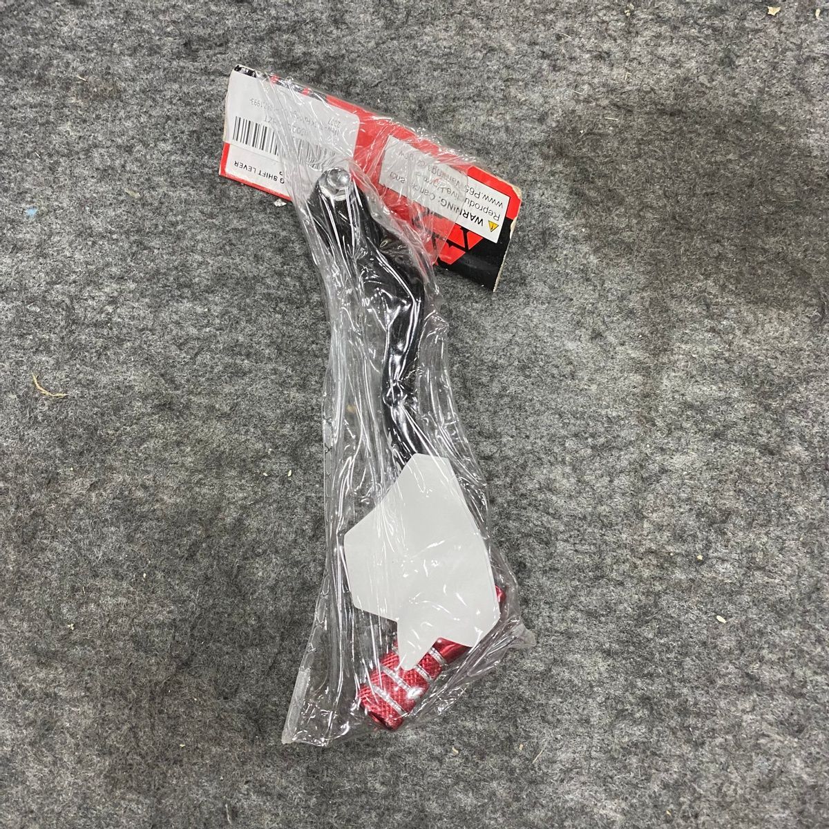 Lot of 2 Folding Shift Levers Black/Red Tip for Honda CR250R 1993–2007 - Photo 5