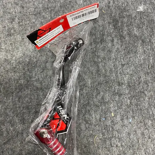 Lot of 2 Folding Shift Levers Black/Red Tip for Honda CR250R 1993–2007 at TamDoUS Taylorsville