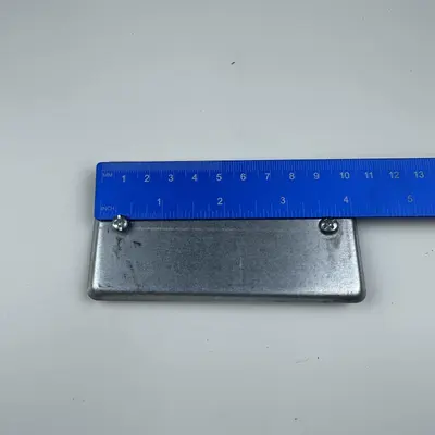 STEEL CITY 1-GANG HANDY BOX COVER 58C1-25R FLAT 1/4" RAISED at Fasteners & Hardware in new condition