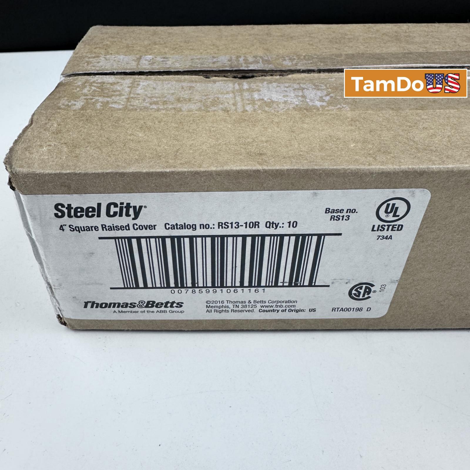 Steel City RS13-10R 4" Square Raised Electrical Box Covers - Photo 8