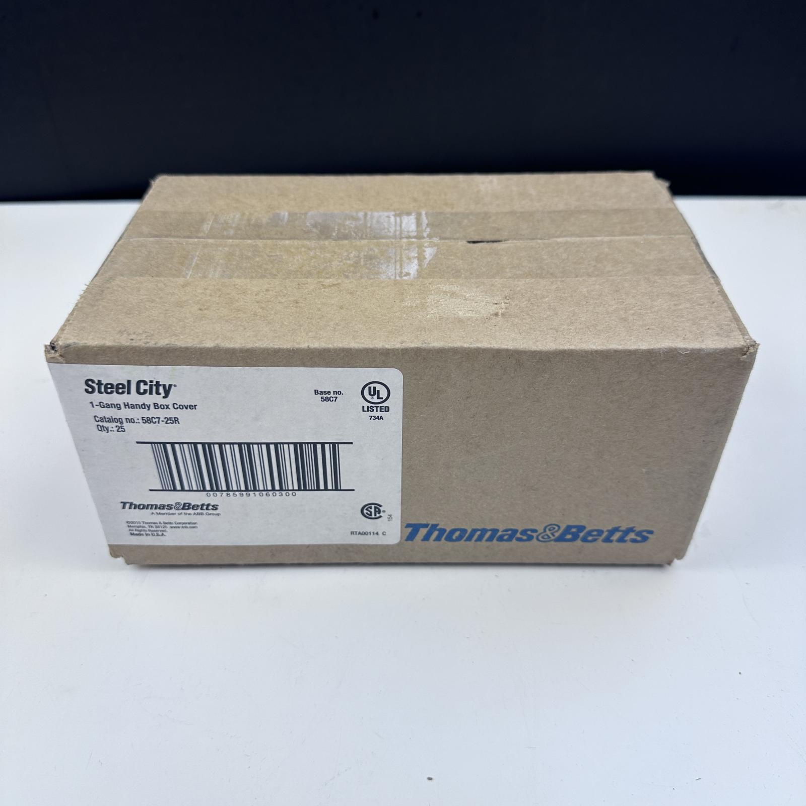 Steel City 1-Gang Handy Box Cover Duplex Receptacle 1/4" Raised - Photo 6