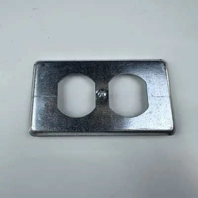 Steel City 1-Gang Handy Box Cover Duplex Receptacle 1/4" Raised at Electrical Equipment & Supplies in new_open_box condition