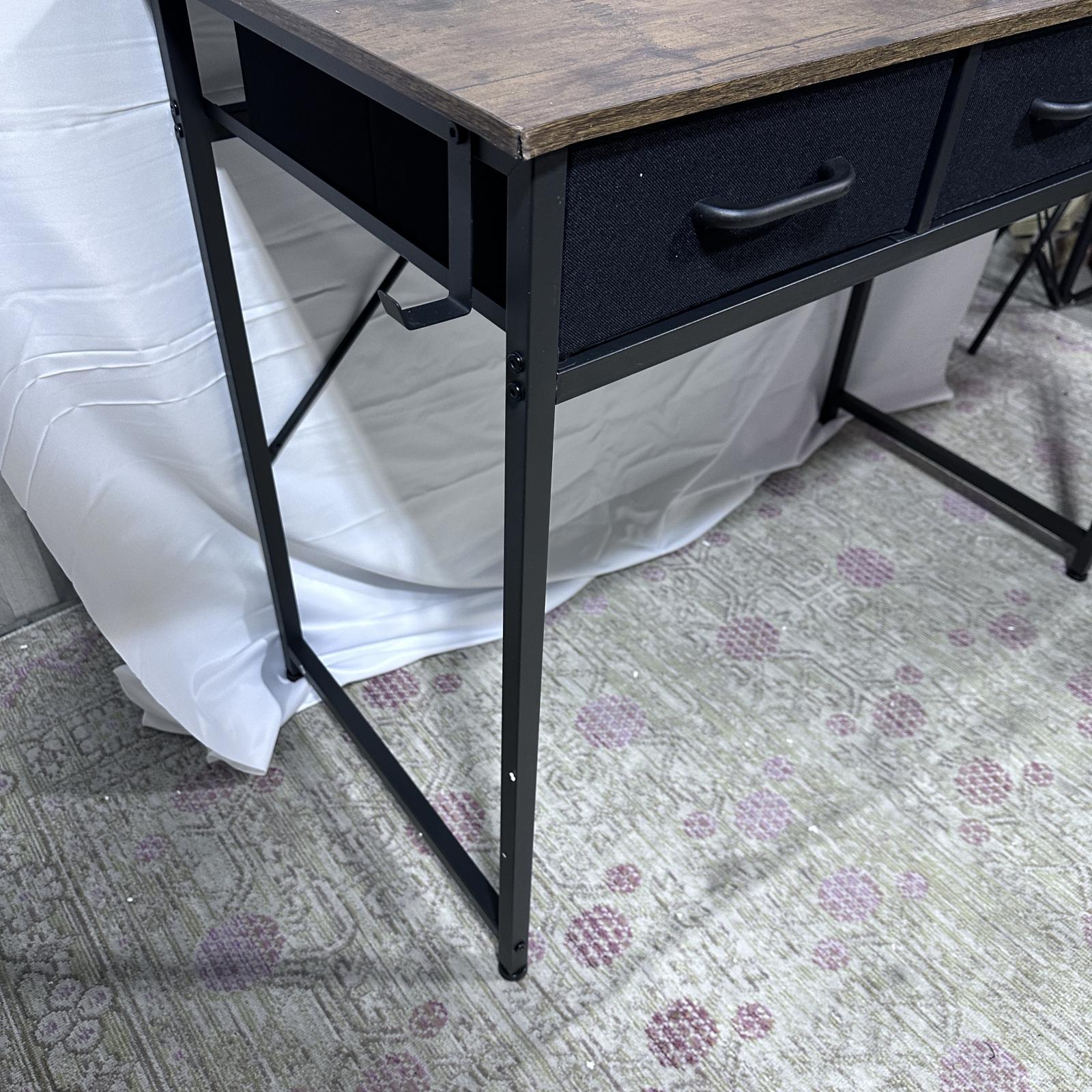 AODK 48" Vanity Desk with 3 Fabric Drawers - Photo 5