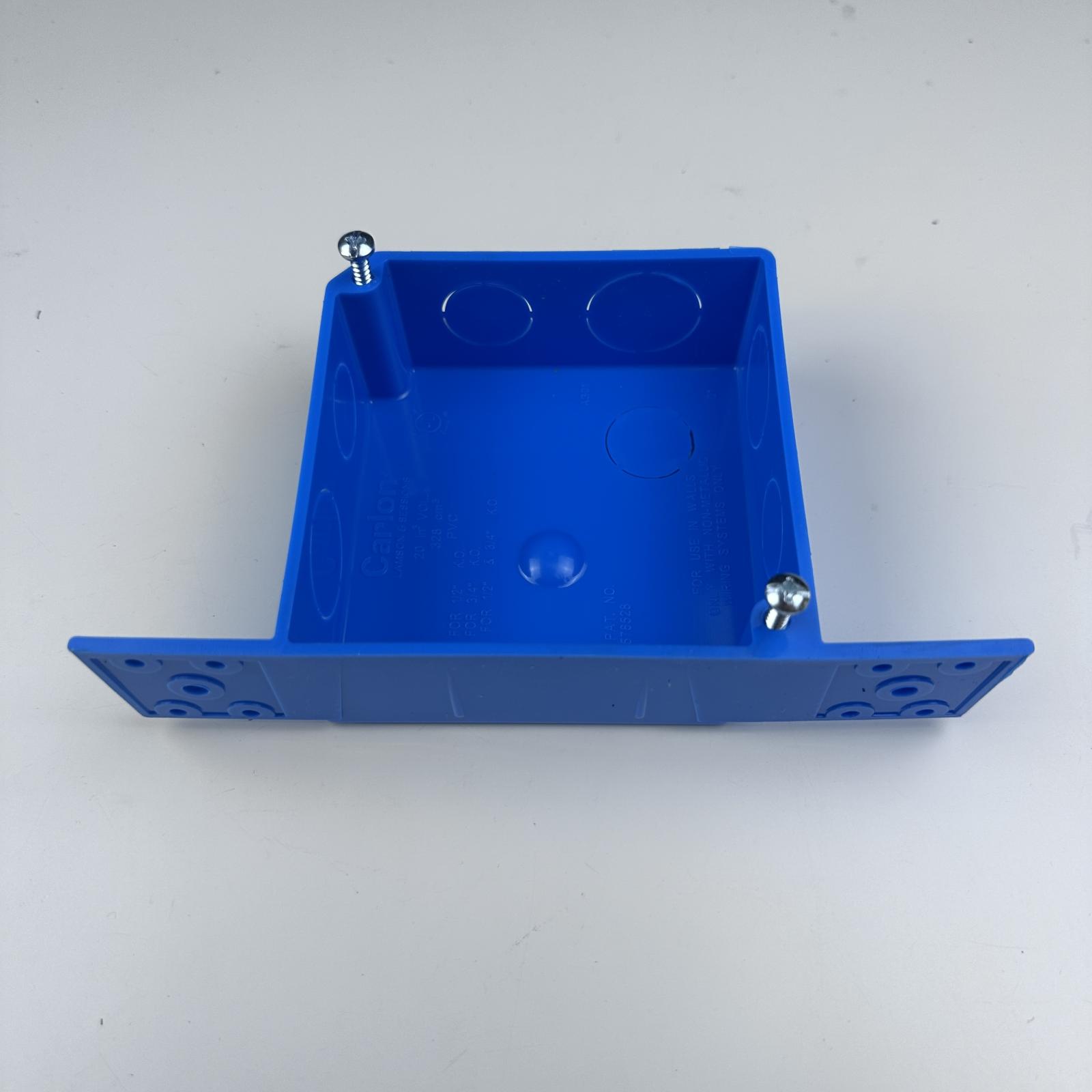 Lot of 5 Carlon A521DE PVC 2 Gang Outlet Box, 1/2" - Photo 4