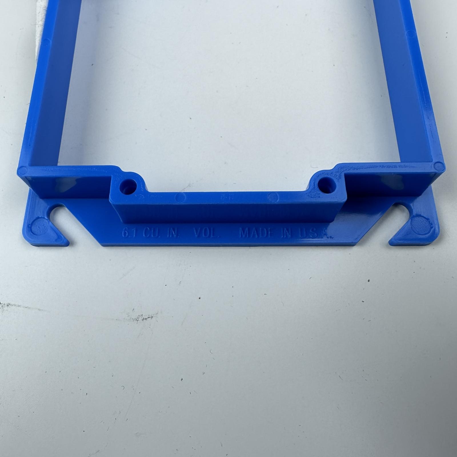 Carlon A420RR 1/2" 2-Gang Mud Ring for Two Devices (Box of 6) - Photo 4