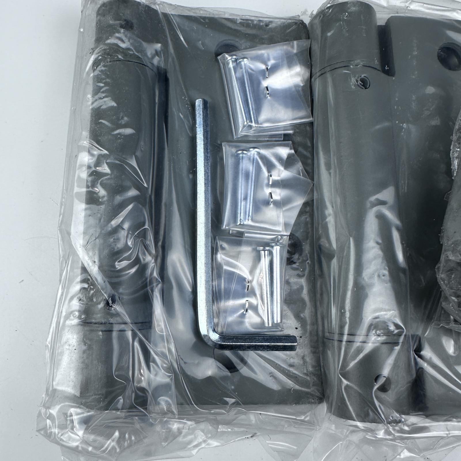 Lot of 2 Life Spring Hinges 4.5"x4.5" Prime Coated - Photo 2