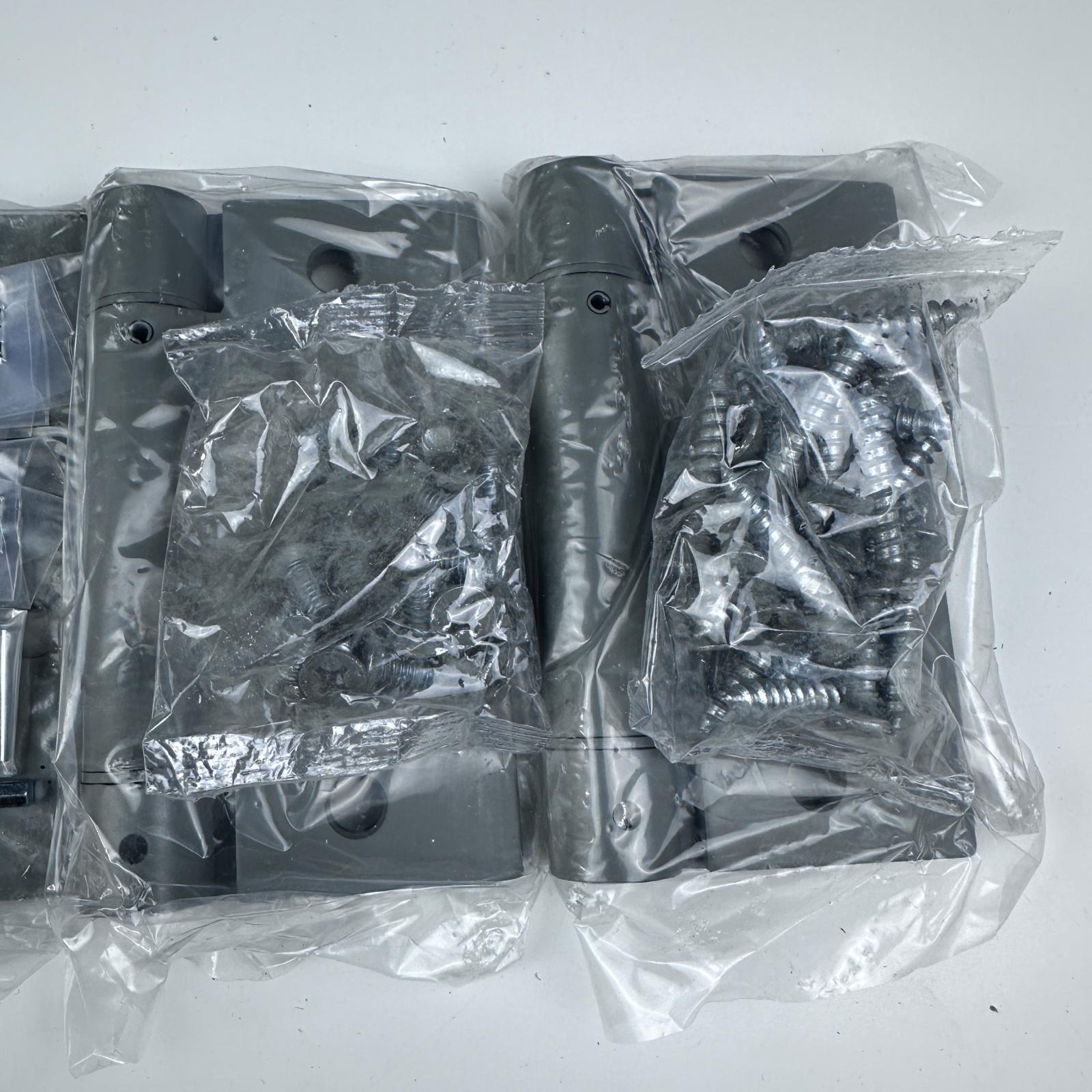 Lot of 2 Life Spring Hinges 4.5"x4.5" Prime Coated - Photo 3