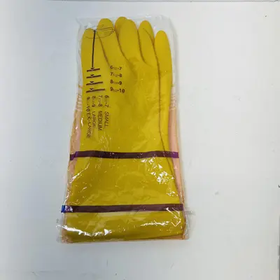 Lot of 2 Household Gloves Flock Lined Latex Gloves at Household Supplies & Cleaning in new condition