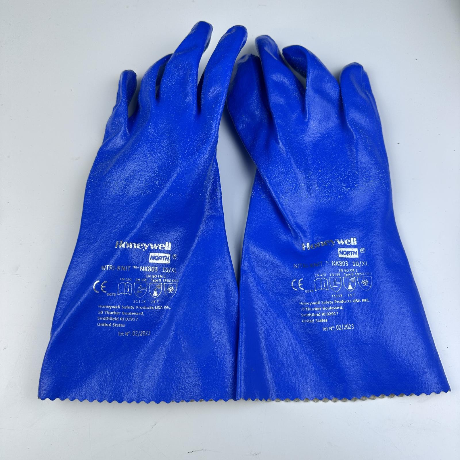 Honeywell North Nitric-Knit NK803 Supported Gloves Size 10/XL (5 Pack) - Photo 2