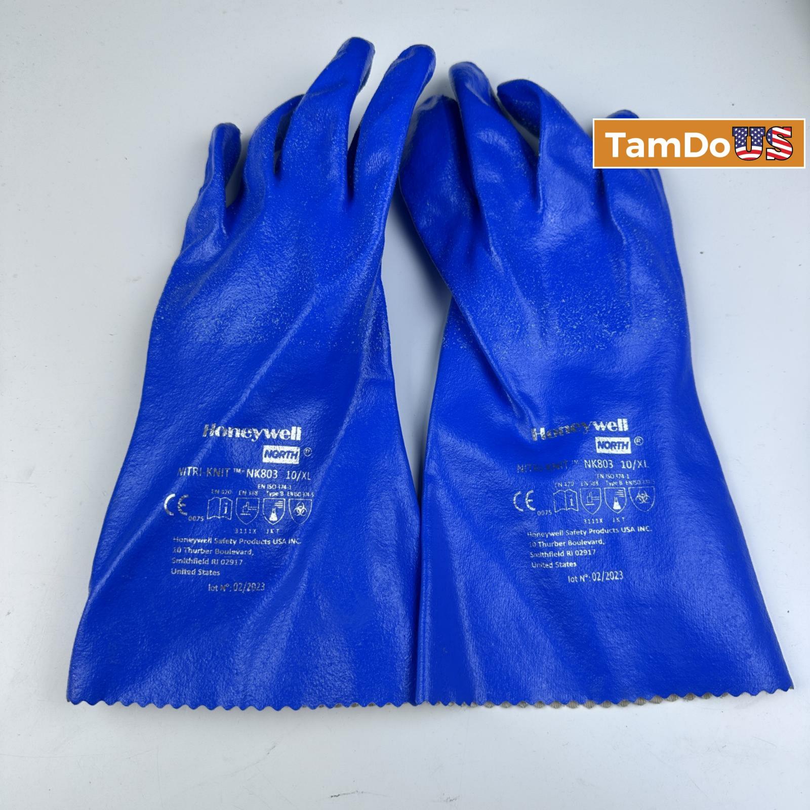 Honeywell North Nitric-Knit NK803 Supported Gloves Size 10/XL (5 Pack) - Photo 4