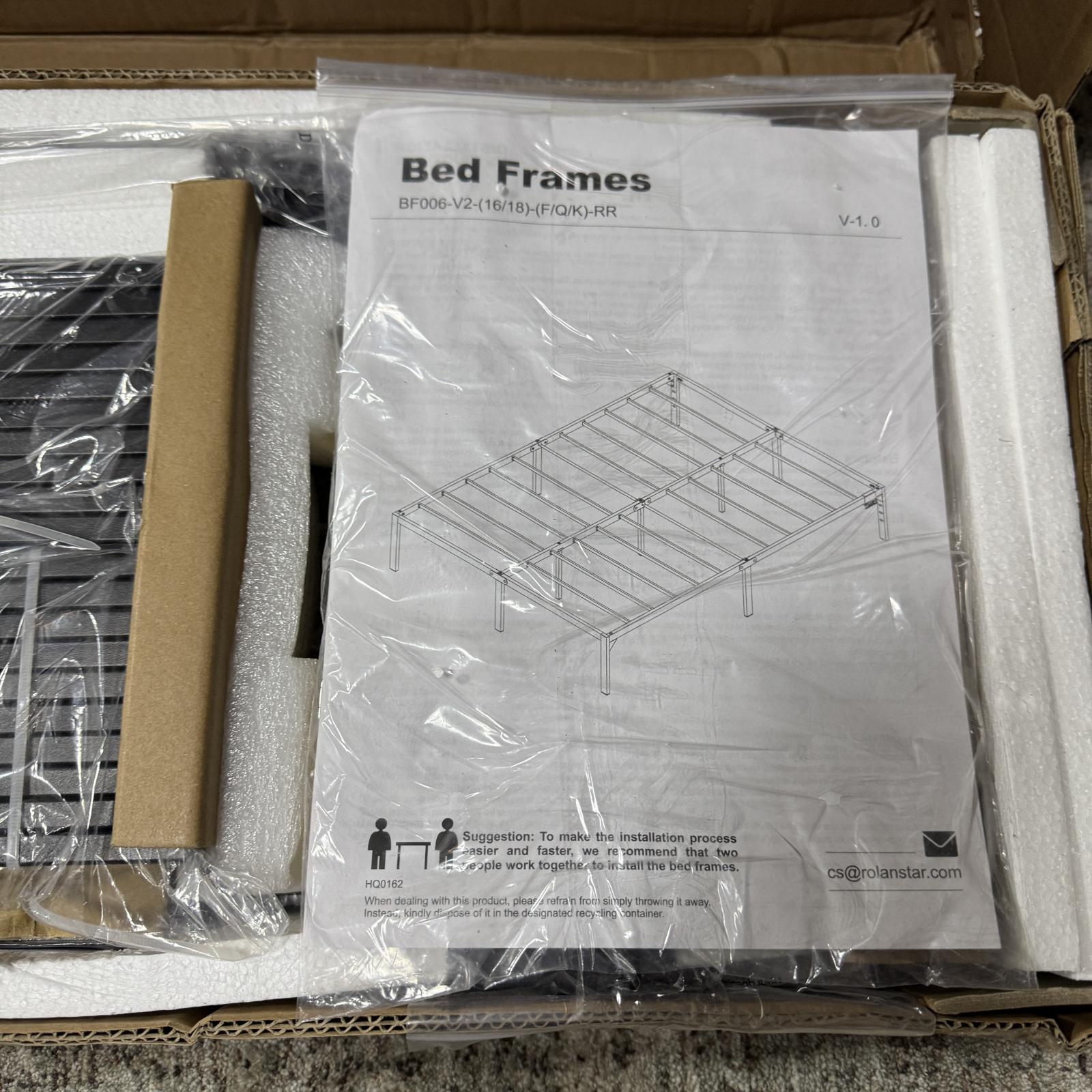 Rolanstar Bed Frame with Power Outlets & LED Lights - Photo 2