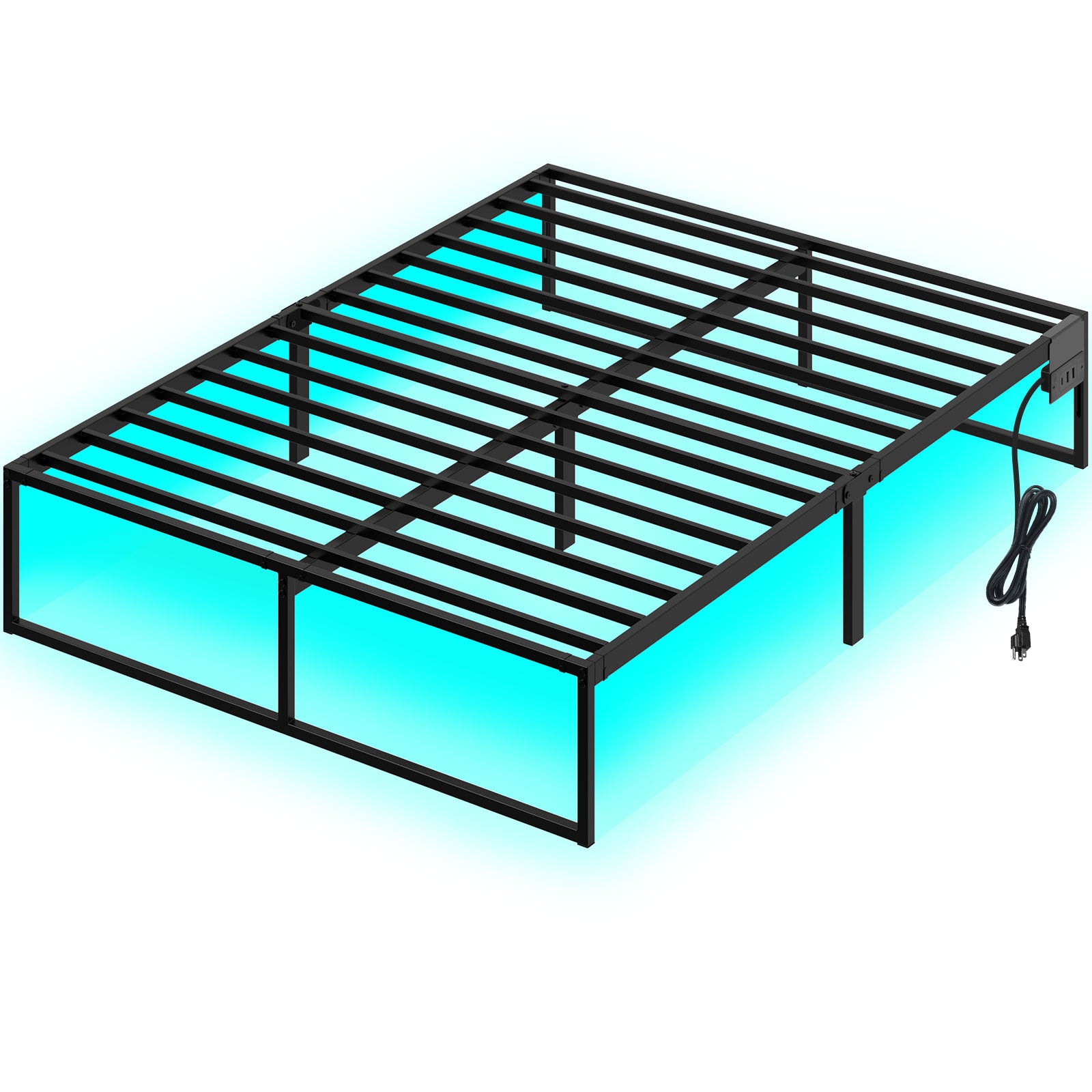 Rolanstar Bed Frame with Power Outlets & LED Lights - Photo 8