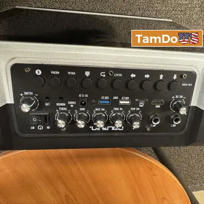 Dolphin KB-85R Portable Karaoke Machine | 14" Tablet, Voice Modulation, HDMI, Rechargeable, 8" 100W at Portable Audio & Headphones in excellent condition