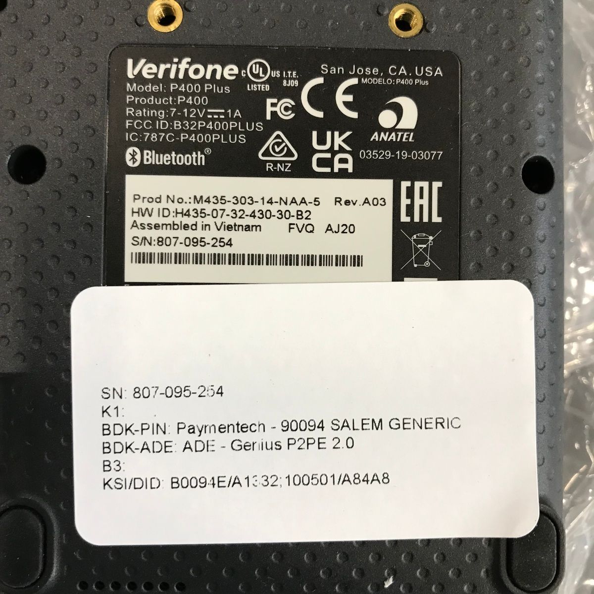 Verifone P400 Credit Card Terminal – Chip, Swipe, Contactless – Tested - Photo 6