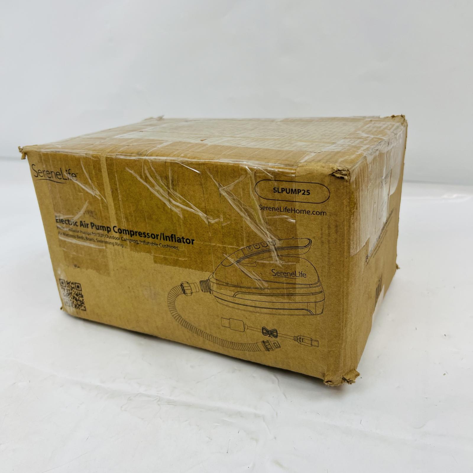 SereneLife SLPUMP25 Electric Air Pump Compressor / Inflator – Portable 12V DC - Photo 7