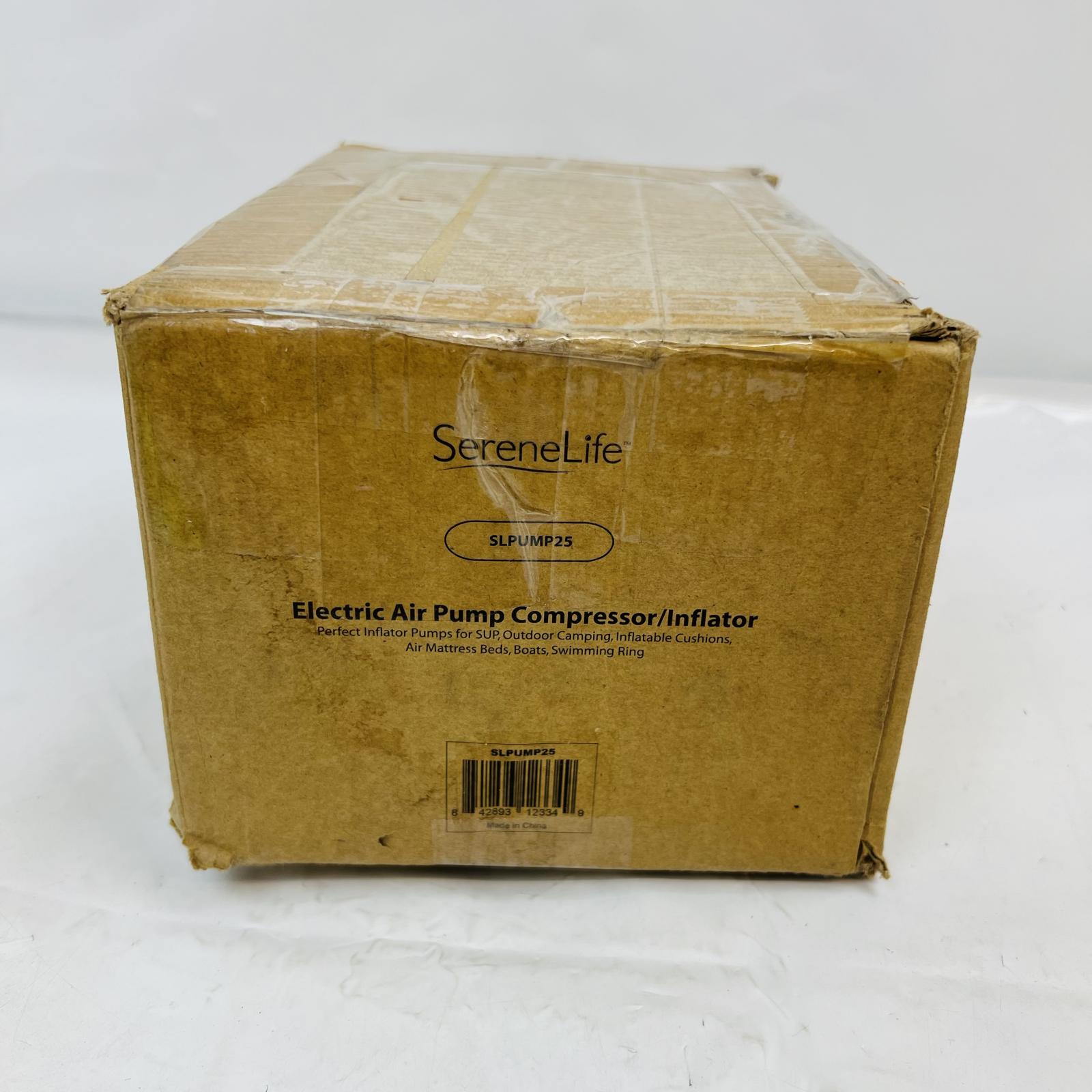 SereneLife SLPUMP25 Electric Air Pump Compressor / Inflator – Portable 12V DC - Photo 9