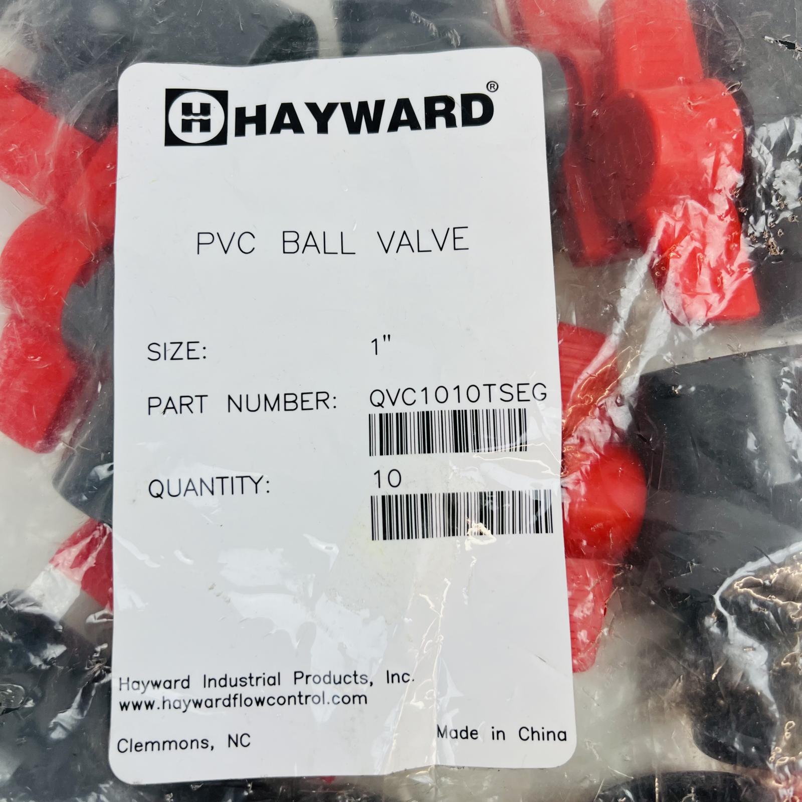 Hayward QVC 1" PVC Ball Valve 10-Pack - Photo 2