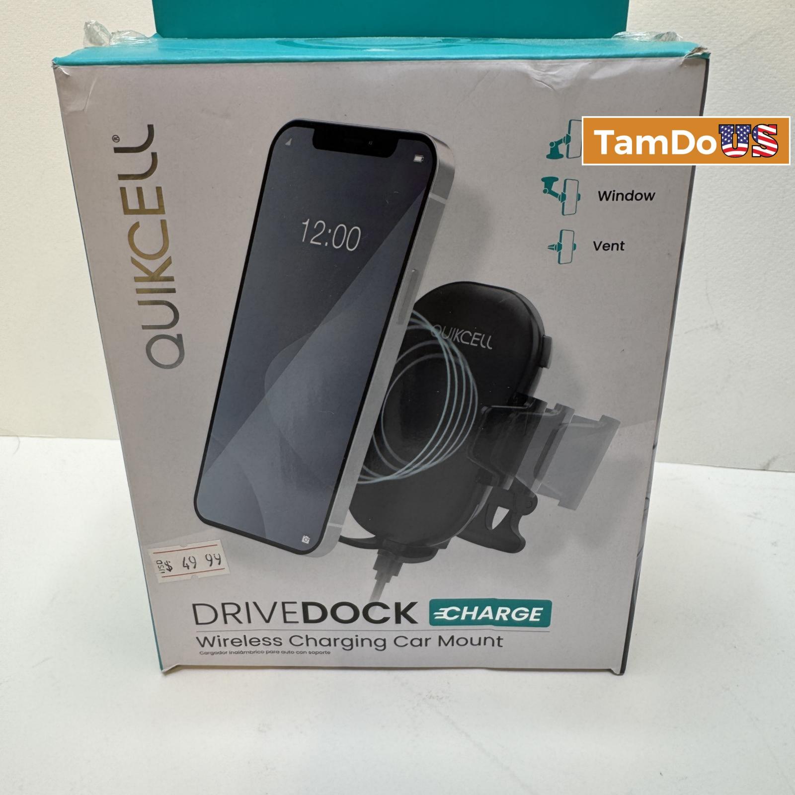 Quikcell DriveDock 15W Wireless Charging Car Mount - Photo 6