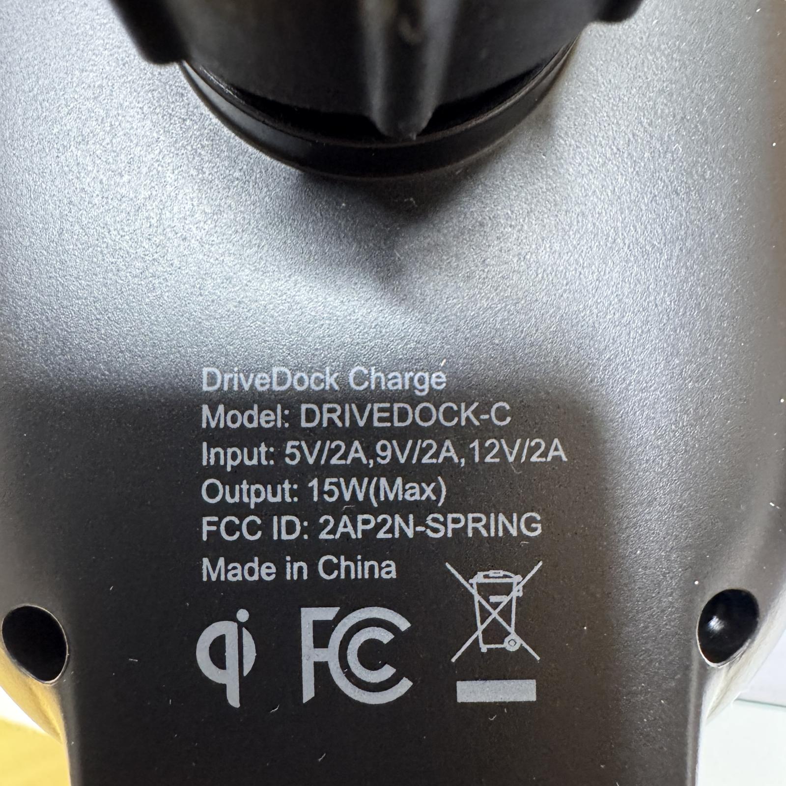 Quikcell DriveDock 15W Wireless Charging Car Mount - Photo 5