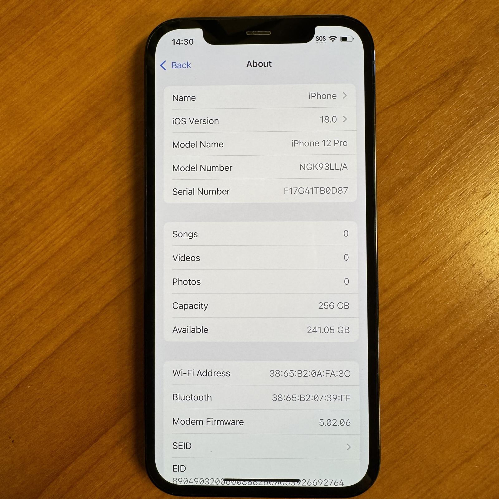 Apple iPhone 12 Pro, 256GB, Pacific Blue, AT&T Locked - Photo 6