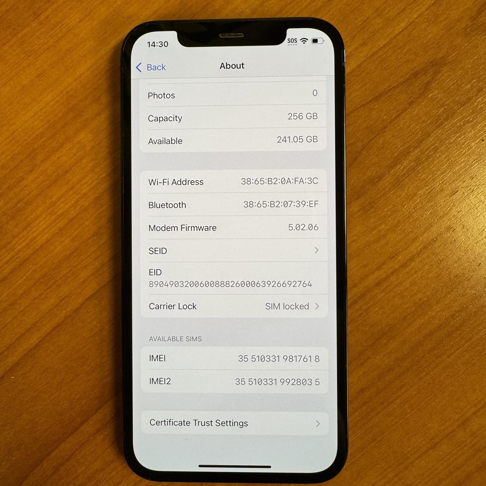 Apple iPhone 12 Pro, 256GB, Pacific Blue, AT&T Locked - Photo 5