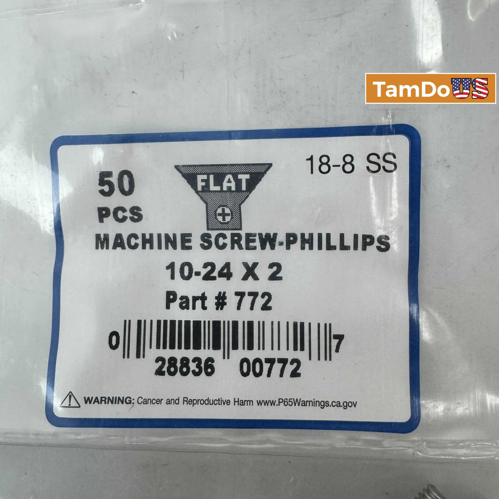 Machine Screw-Philips 10-24 x 2 (50pcs) - Photo 2