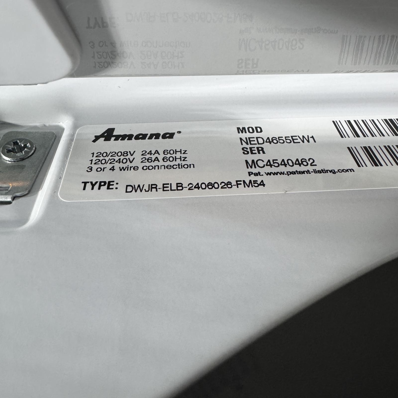 Amana 6.5-cu ft Vented Electric Dryer - Photo 4