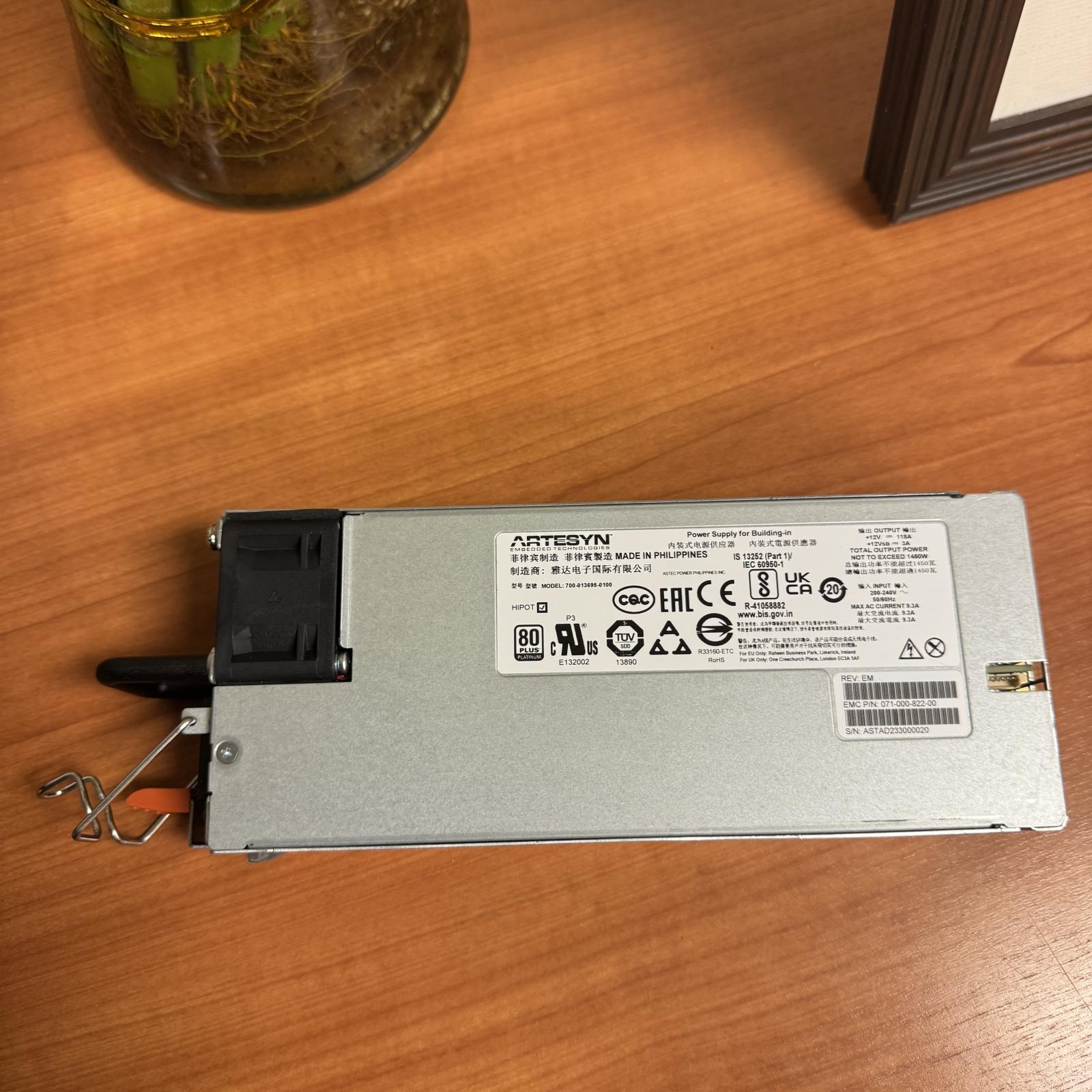 Artesyn 700-013695-0100 1450W Server Power Supply for EMC Storage - Photo 5