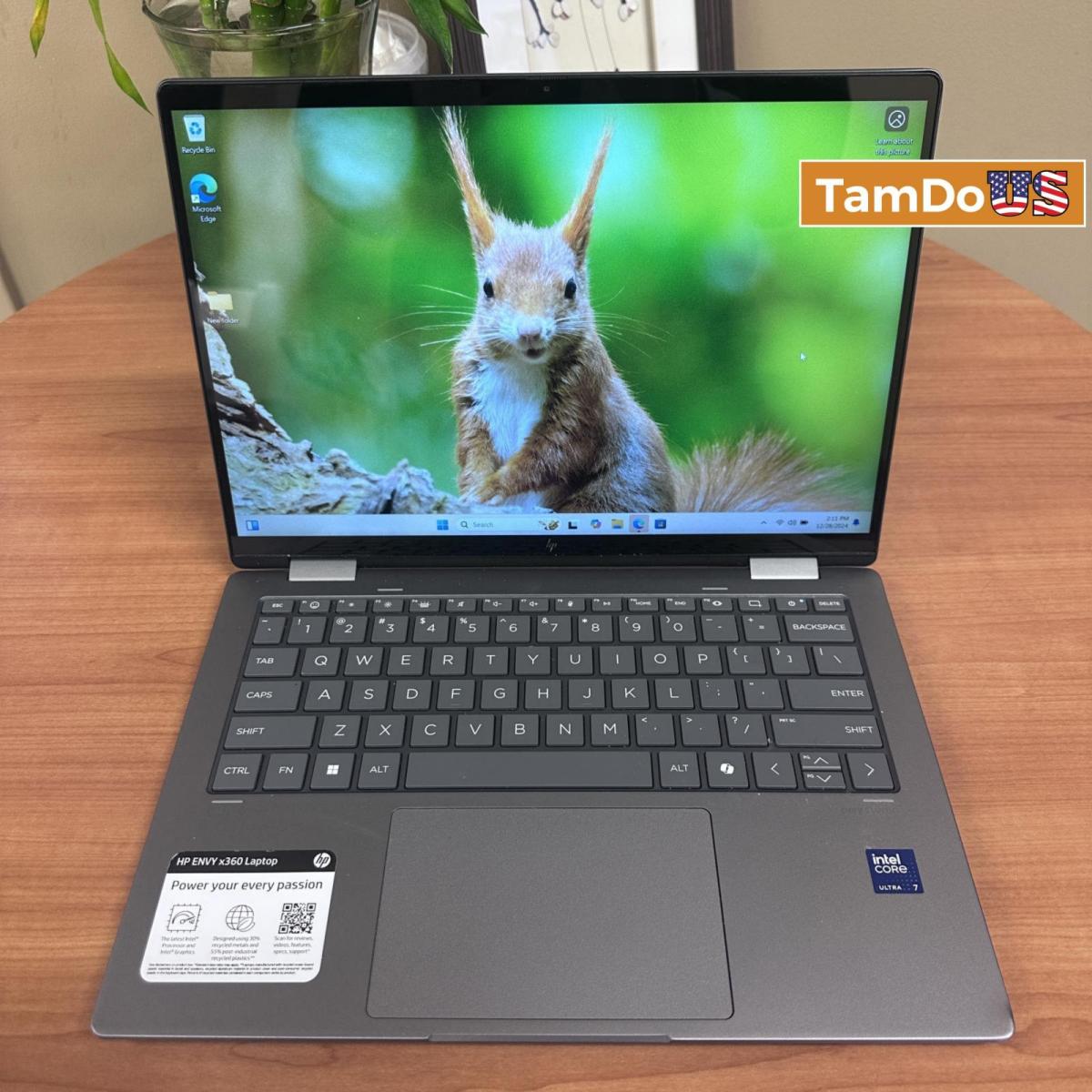 HP Envy x360 2-in-1 14" Touch-Screen Laptop, Ultra 7, 16GB, 1TB - Photo 1