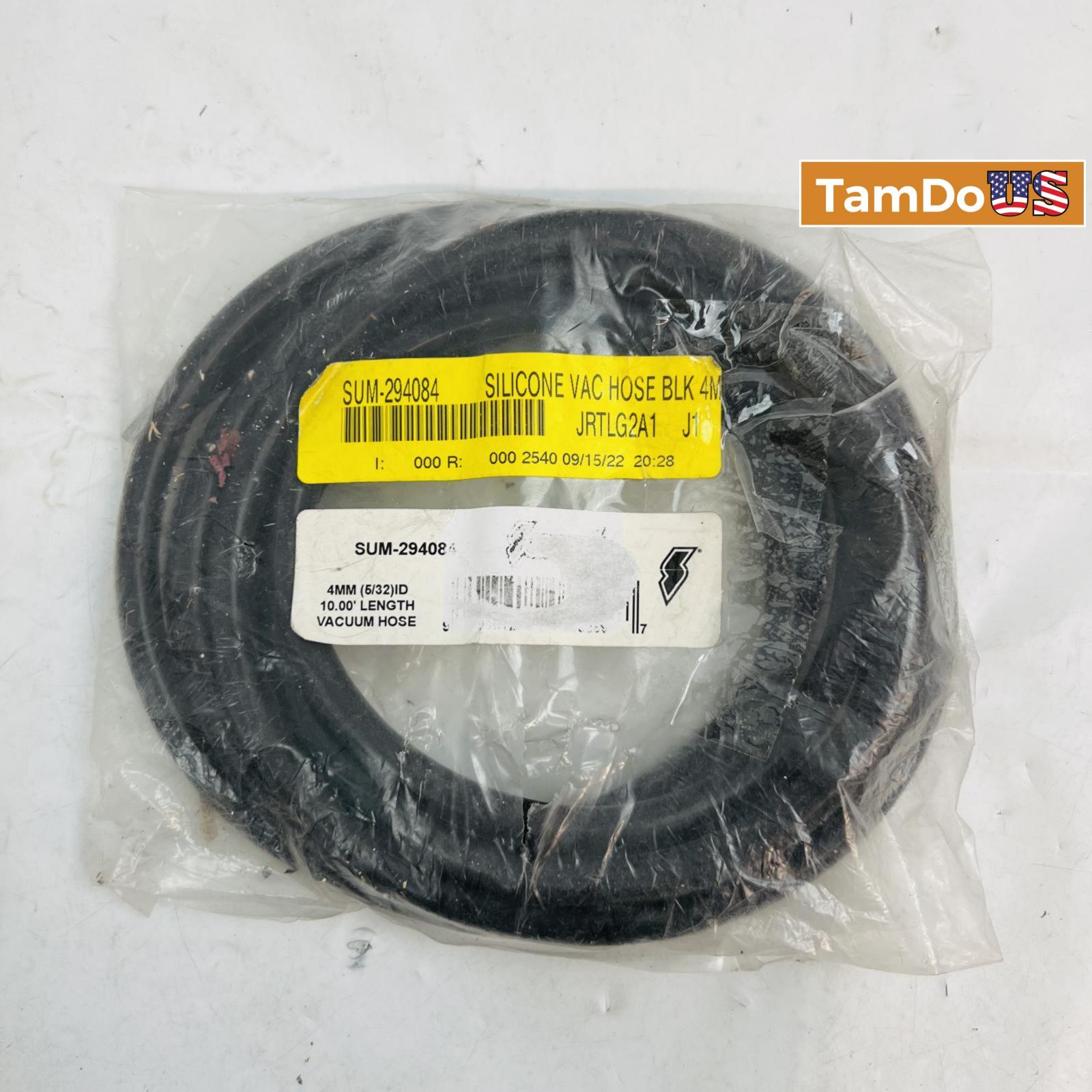 Silicone Vacuum Hose 4mm (5/32") ID x 10 Ft – Black High Temp Tubing - Photo 3