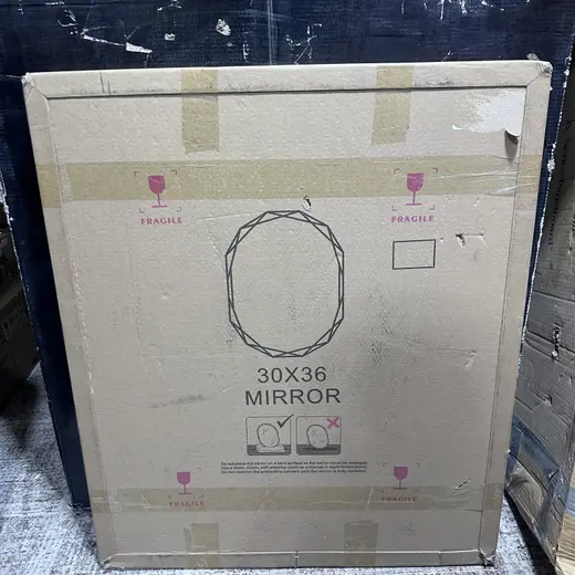 ELLO&ALLO 30 in. W x 36 in. L Single Beveled Edge Bath Wall Vanity Mirror at TamDoUS Taylorsville