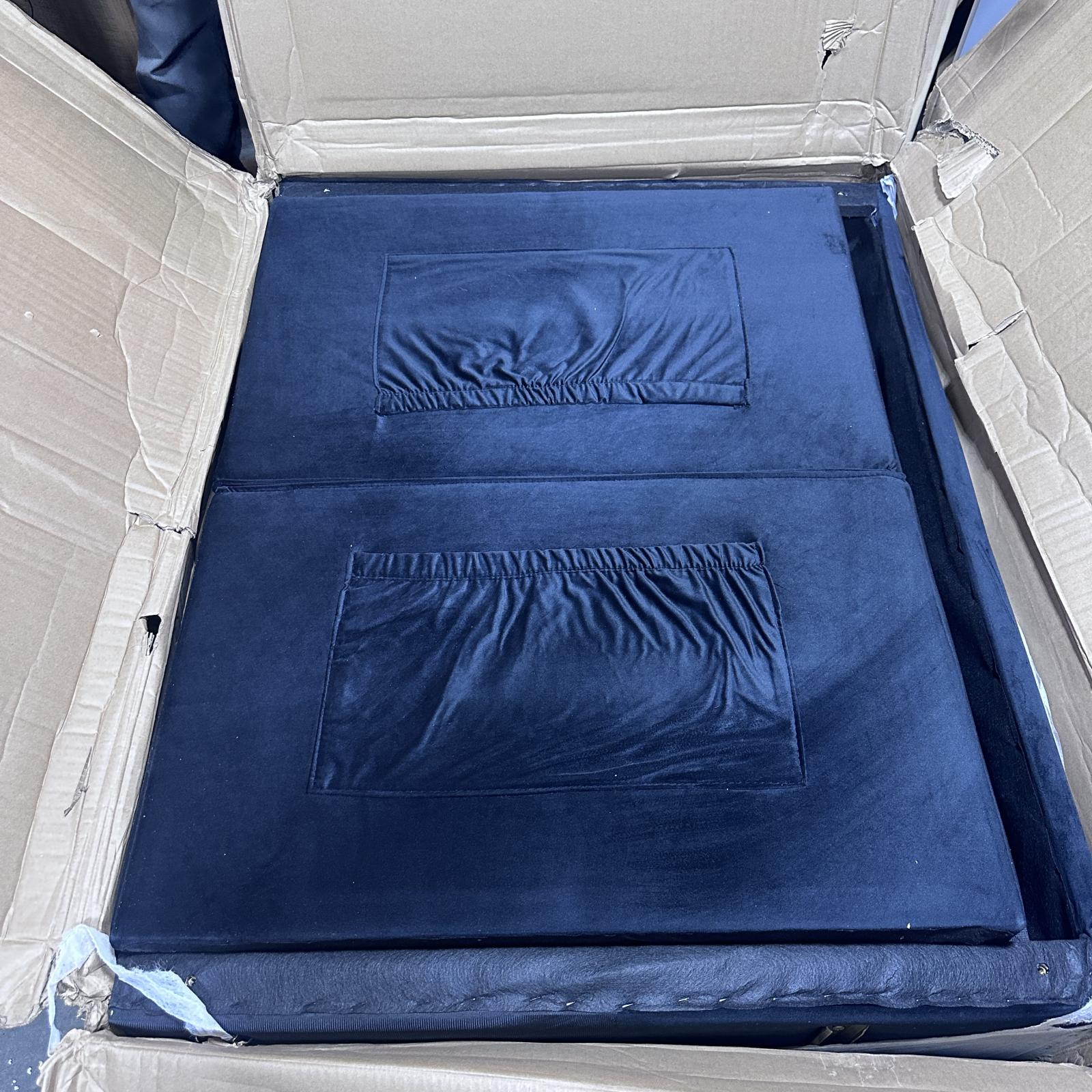 55.2'' Pull Out Couch 2-Seater Sleeper Loveseat - Photo 3